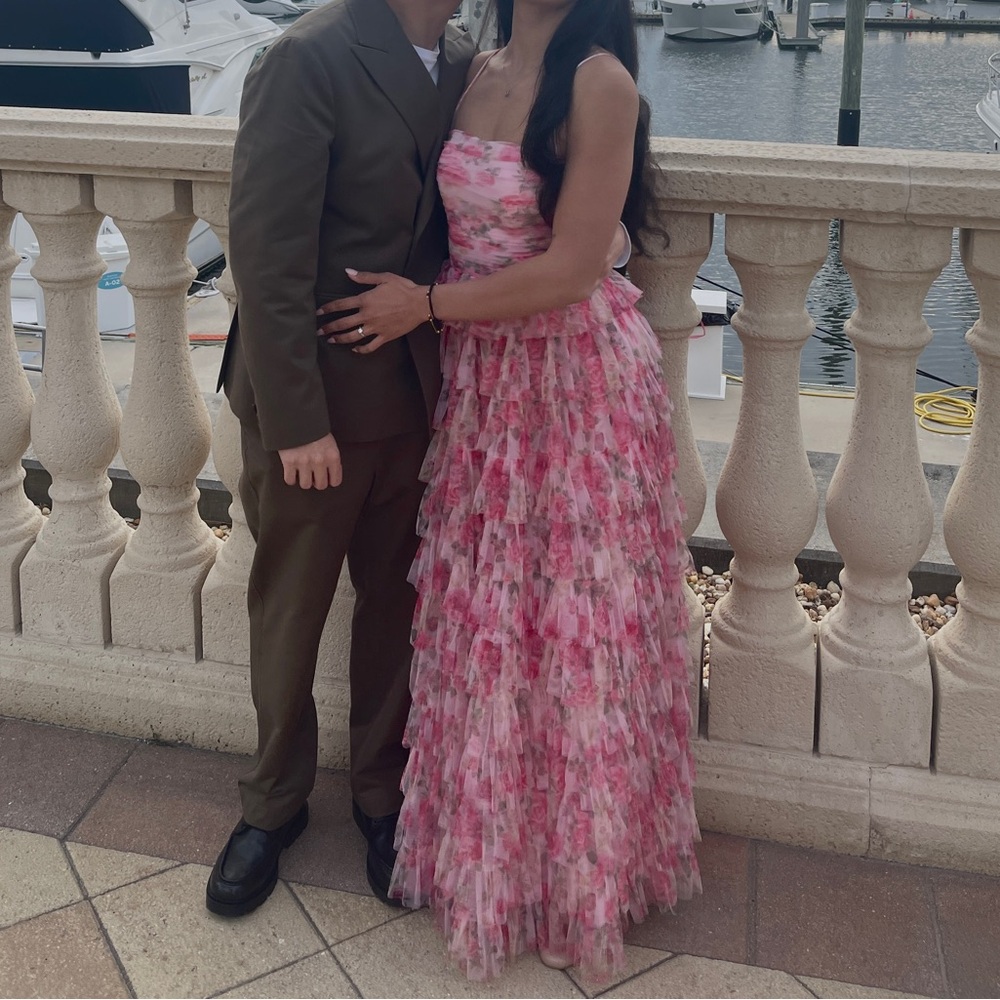 Pink Floral Dress